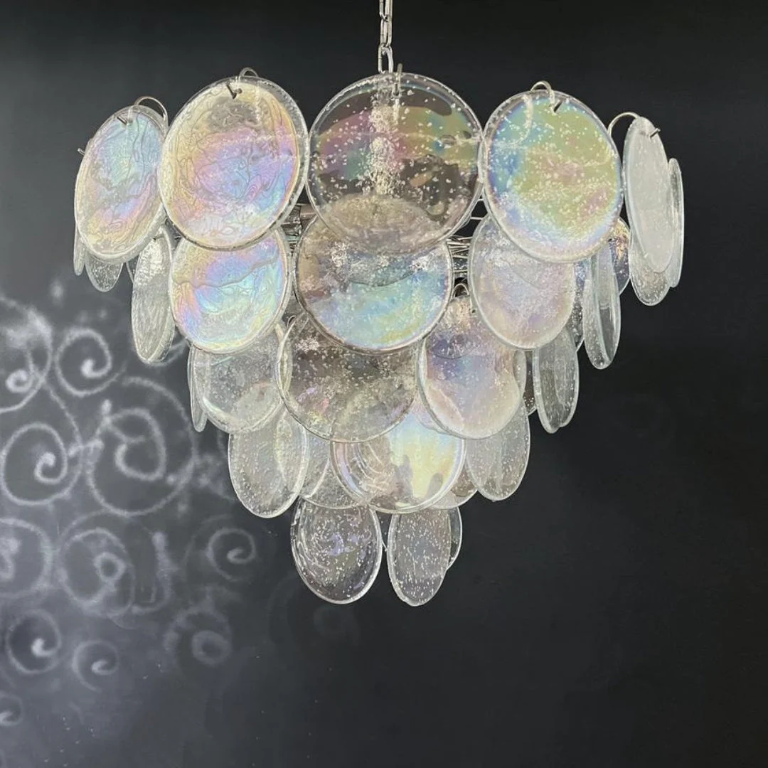 Murano Chandelier 57 Iridescent Glass - Image 15
