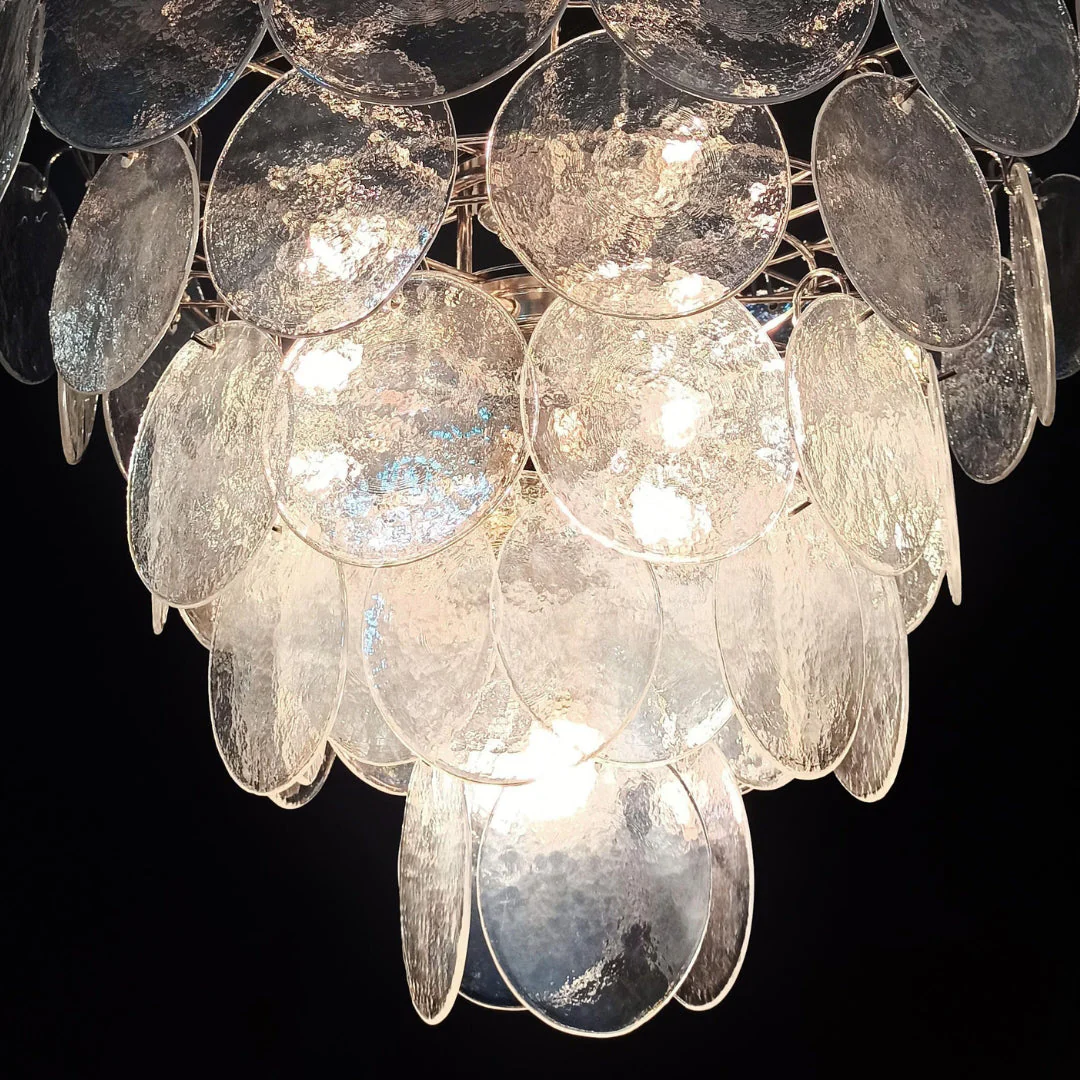 Murano Chandelier 57 Iridescent Glass - Image 16