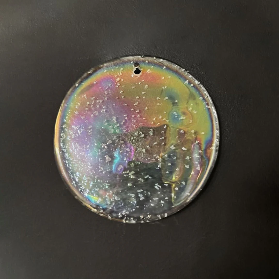Murano Chandelier 57 Iridescent Glass - Image 17