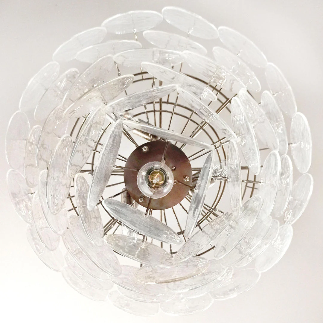 Murano Chandelier 57 Iridescent Glass - Image 19