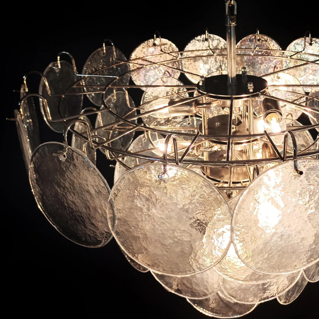 Murano Chandelier 57 Iridescent Glass - Image 20
