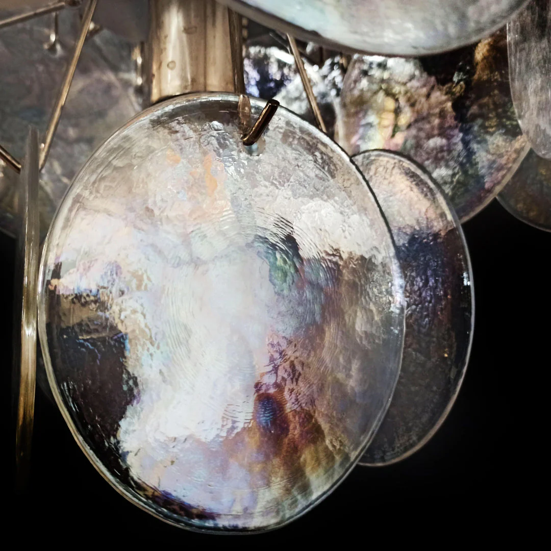 Murano Chandelier 57 Iridescent Glass - Image 21