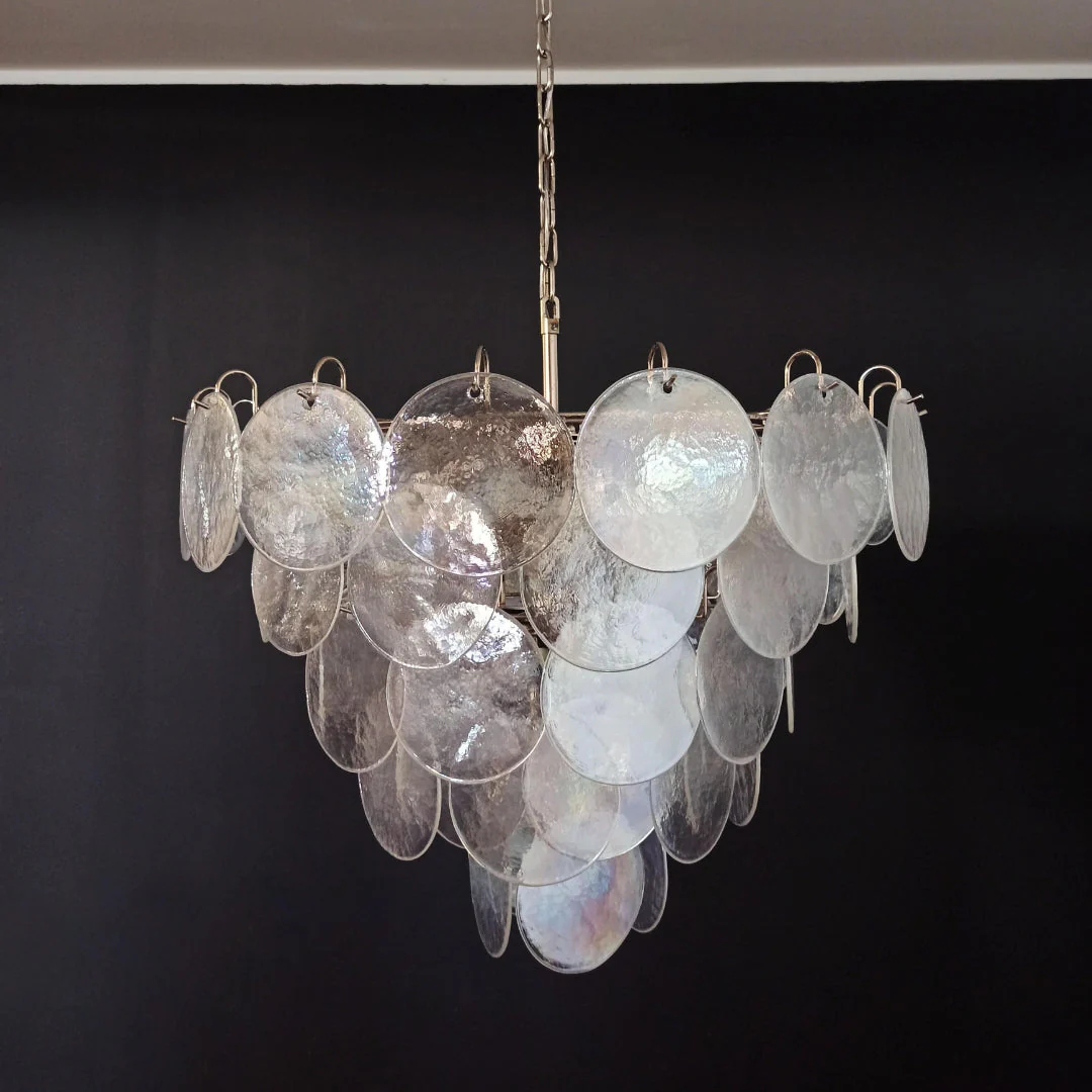 Murano Chandelier 57 Iridescent Glass - Image 23