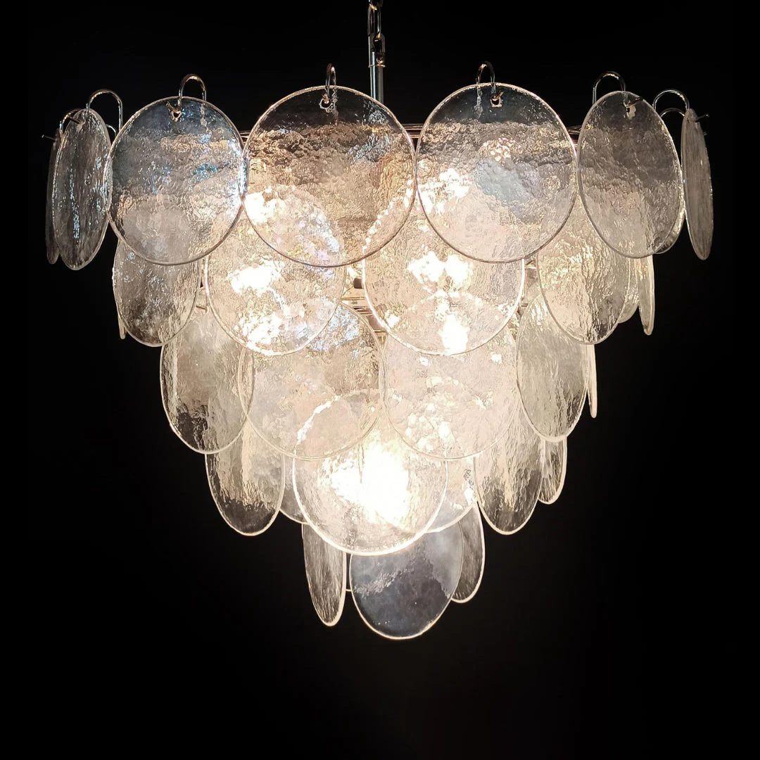 Murano Chandelier 57 Iridescent Glass - Image 24