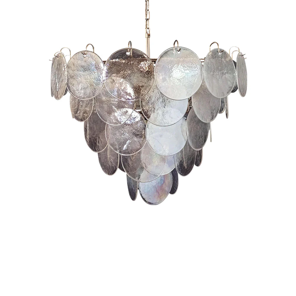 Murano Chandelier 57 Iridescent Glass - Image 3