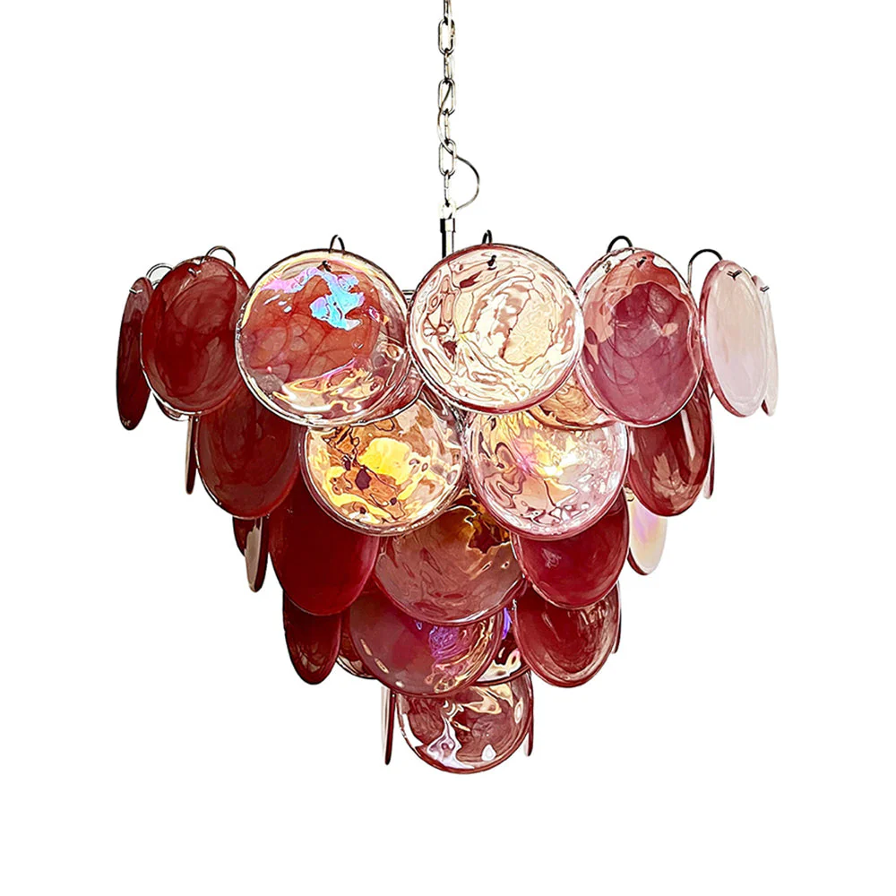 Murano Chandelier 57 Pink - Image 24