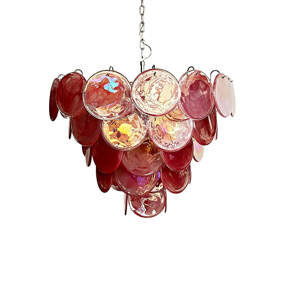 Murano Chandelier 57 Pink - Image 5