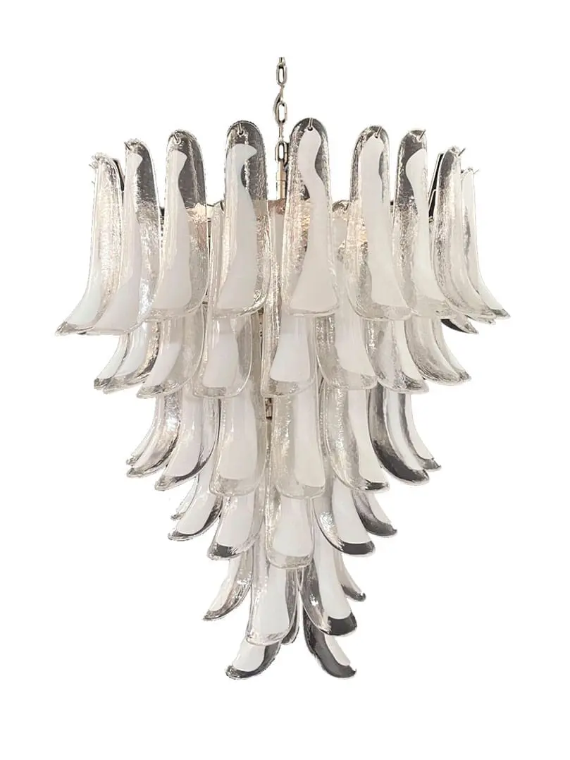 Murano Chandelier – 75 petals – Transparent - Image 4
