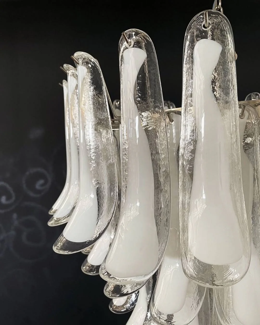 Murano Chandelier – 75 petals – Transparent - Image 5