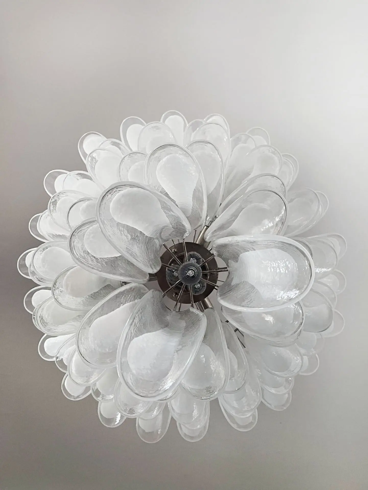 Murano Chandelier – 75 petals – Transparent - Image 7