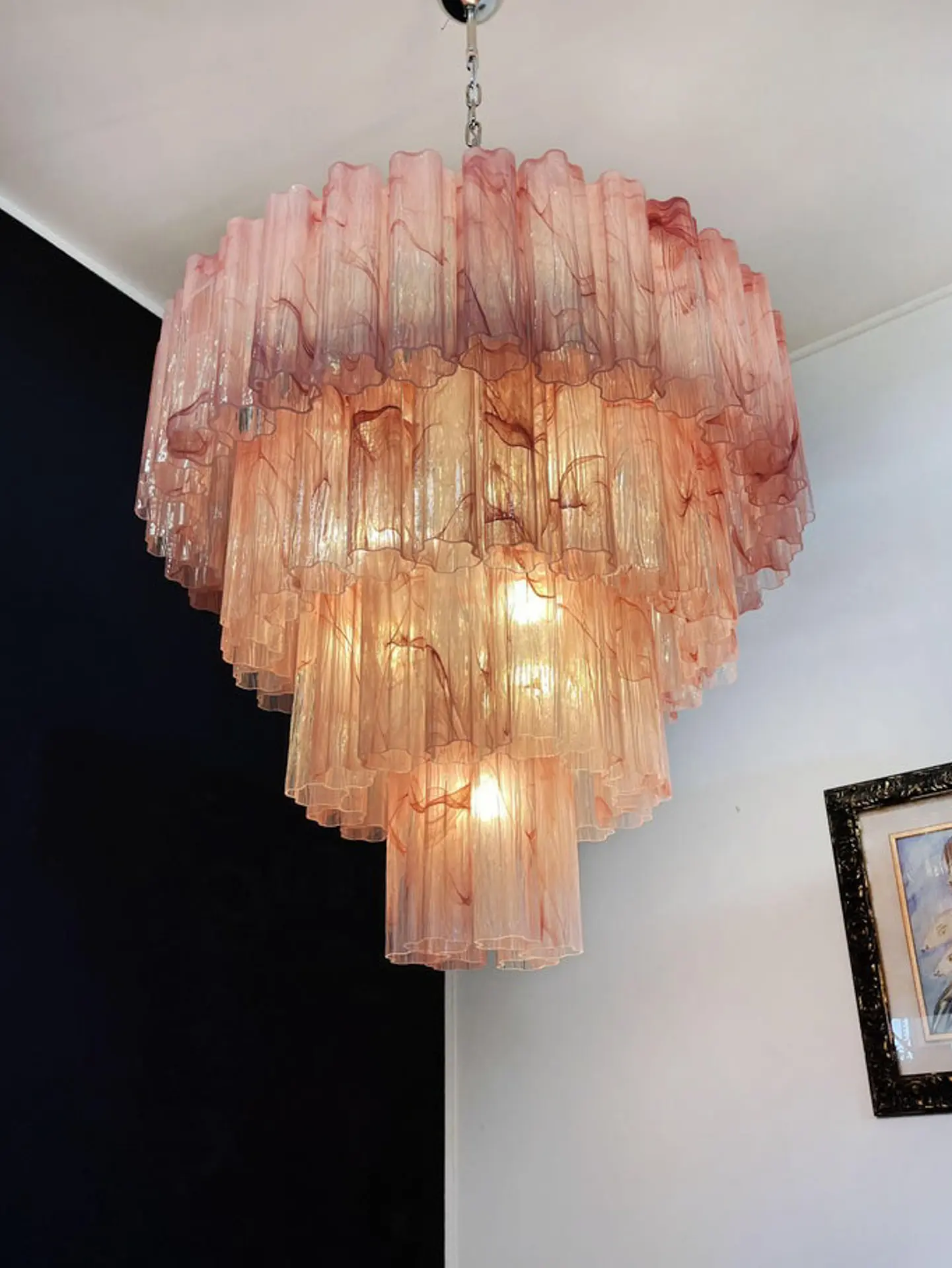 Murano Chandelier - 78 Tubes - Image 5