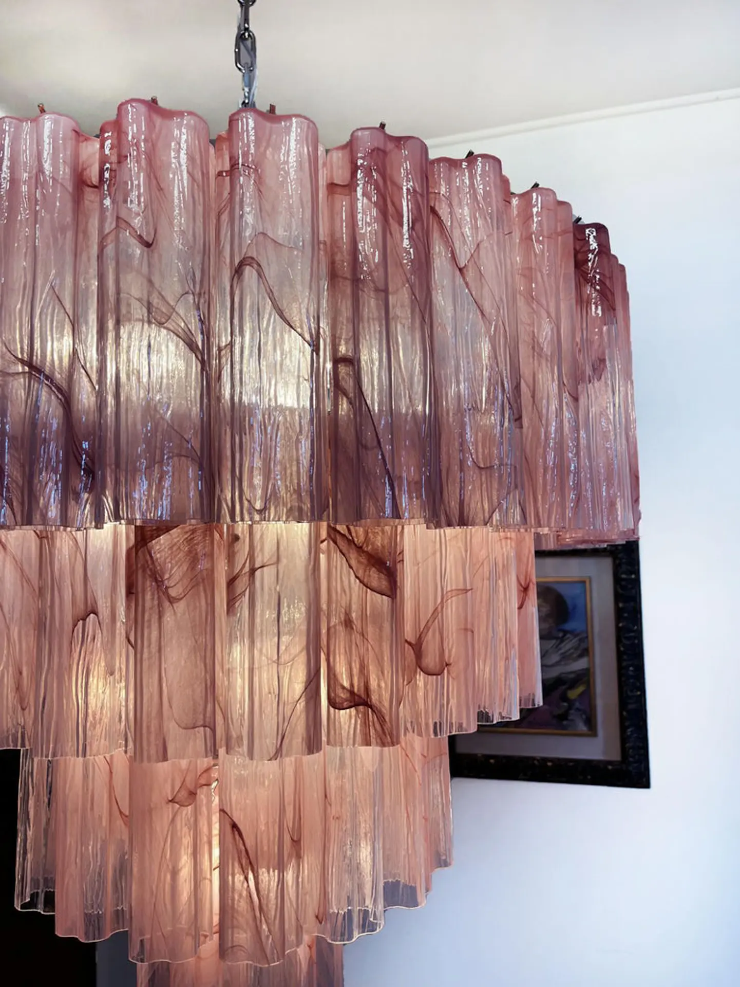 Murano Chandelier - 78 Tubes - Image 6