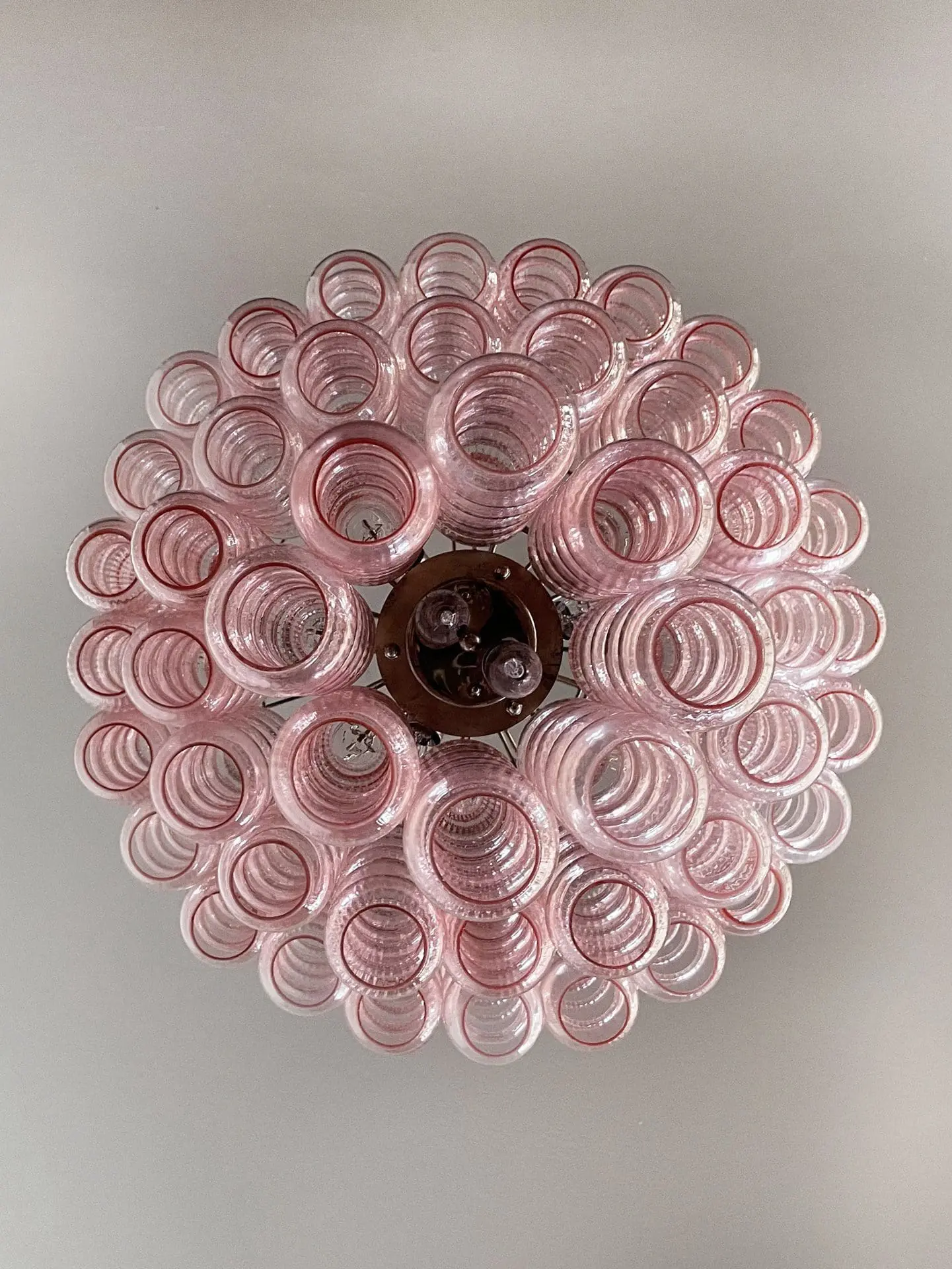 Murano Chandelier – Curva – Rosa – 48 tubes - Image 10