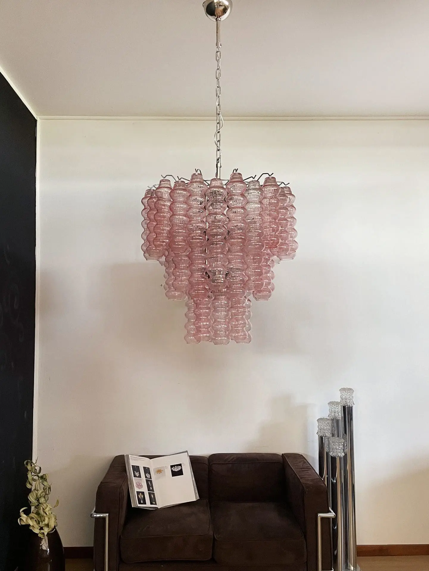 Murano Chandelier – Curva – Rosa – 48 tubes - Image 14