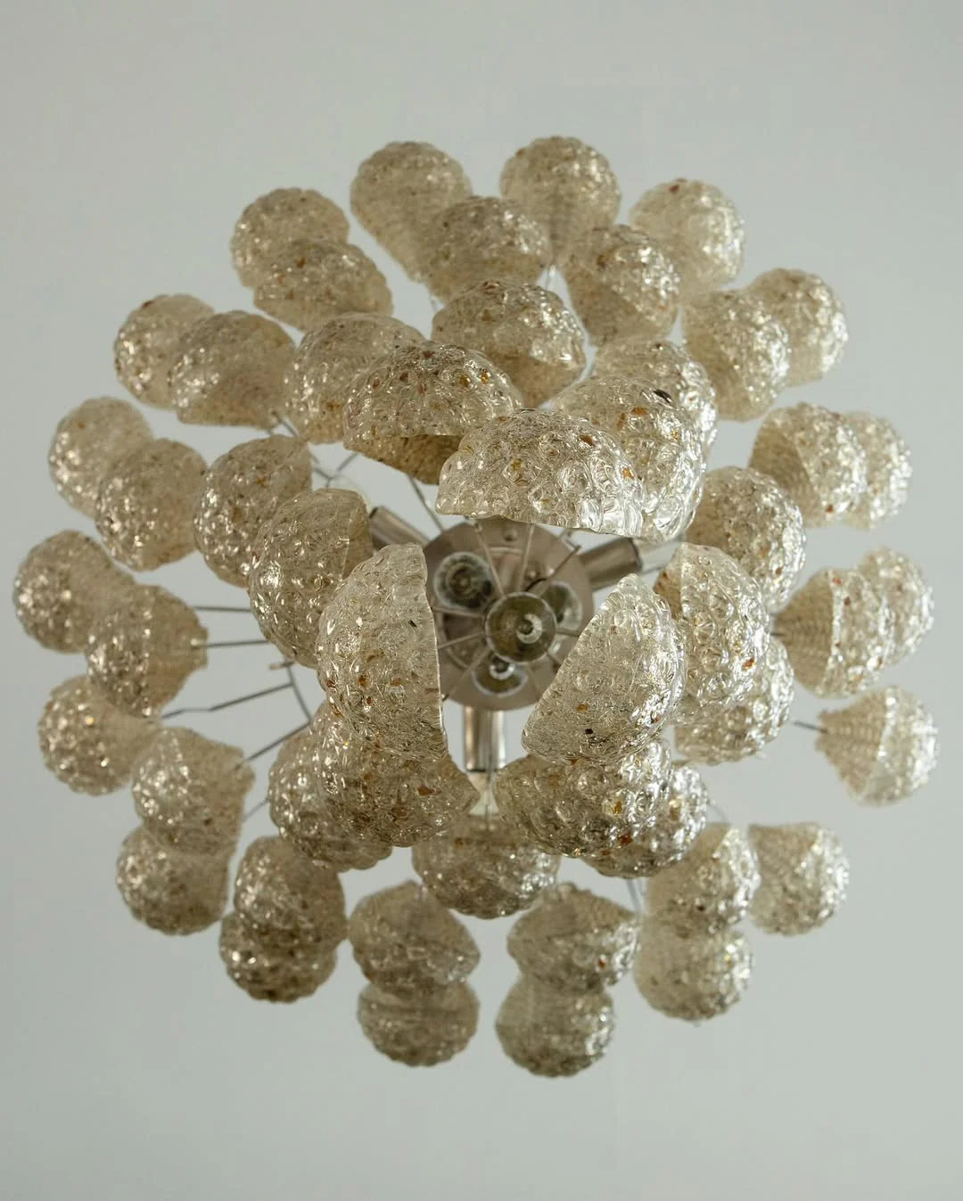 Murano Chandelier – Drop – 41 glasses – Amber - Image 17