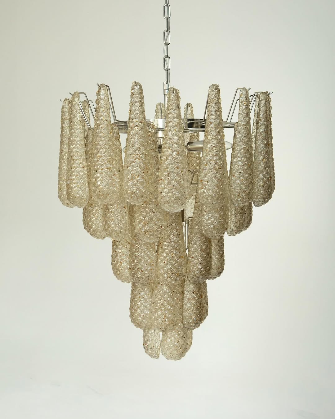 Murano Chandelier – Drop – 41 glasses – Amber - Image 2