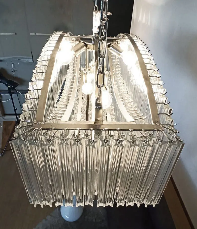 Murano Chandelier – Pagoda – 292 prisms – Transparent - Image 10