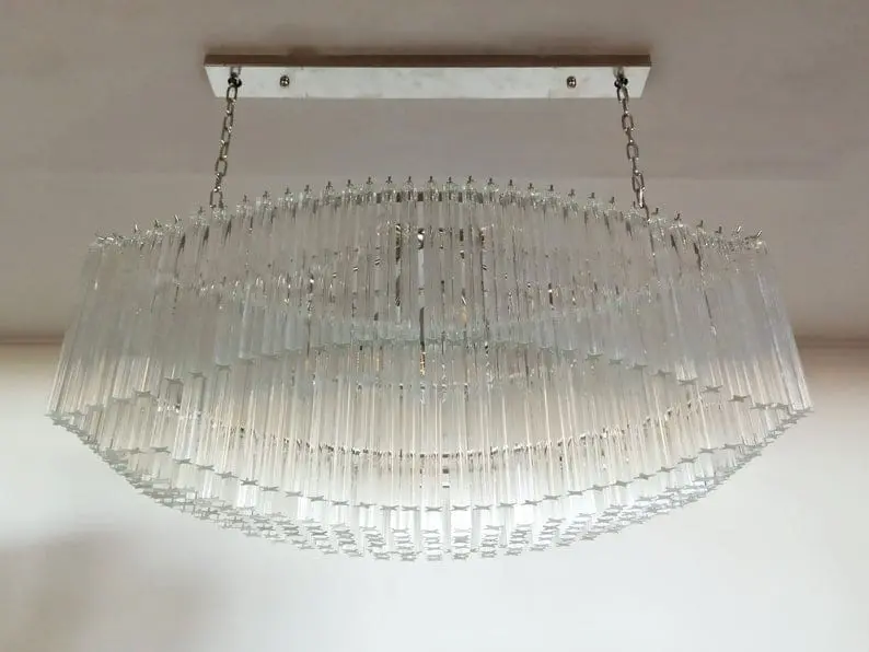 Murano Chandelier – Pagoda – 292 prisms – Transparent - Image 2