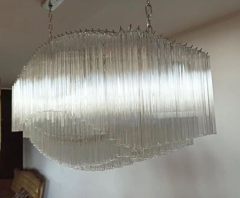 Murano Chandelier – Pagoda – 292 prisms – Transparent - Image 5