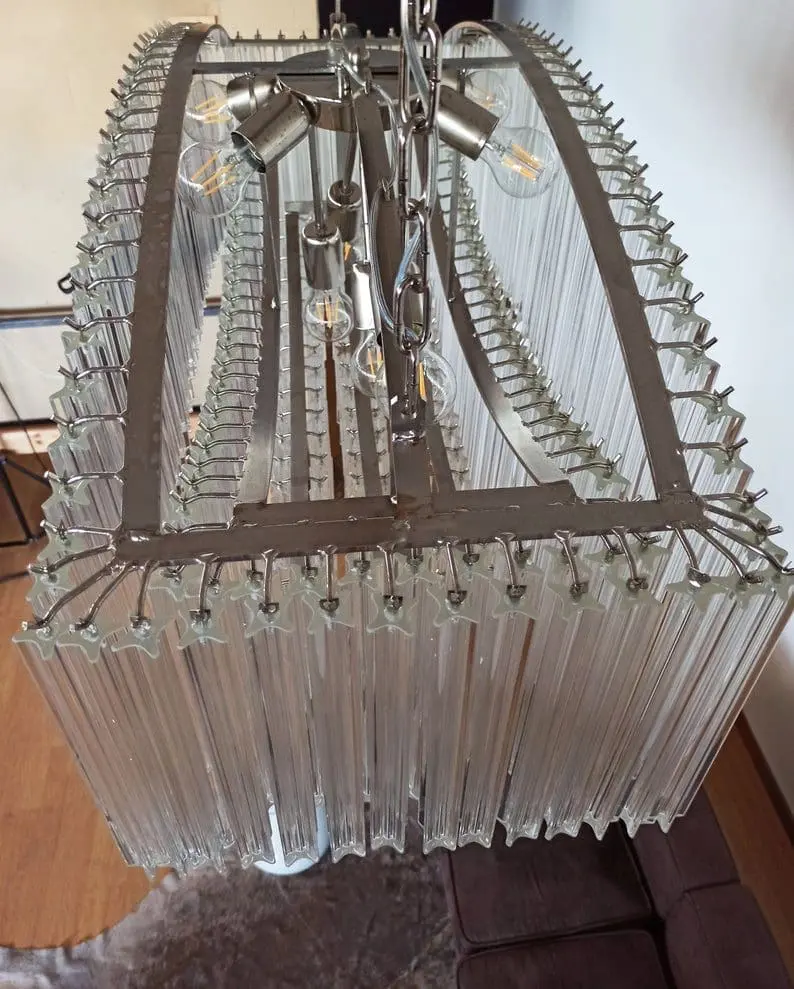 Murano Chandelier – Pagoda – 292 prisms – Transparent - Image 8