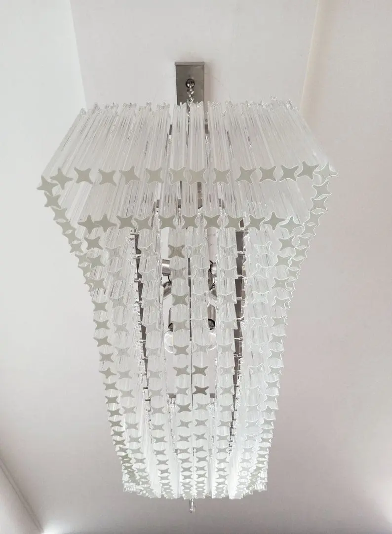Murano Chandelier – Pagoda – 292 prisms – Transparent - Image 9