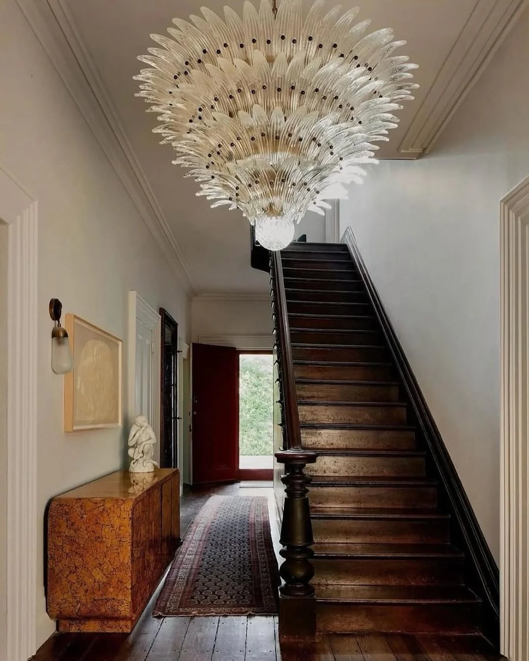Murano Chandelier – Palmette – 163 glasses – Smoked - Image 2