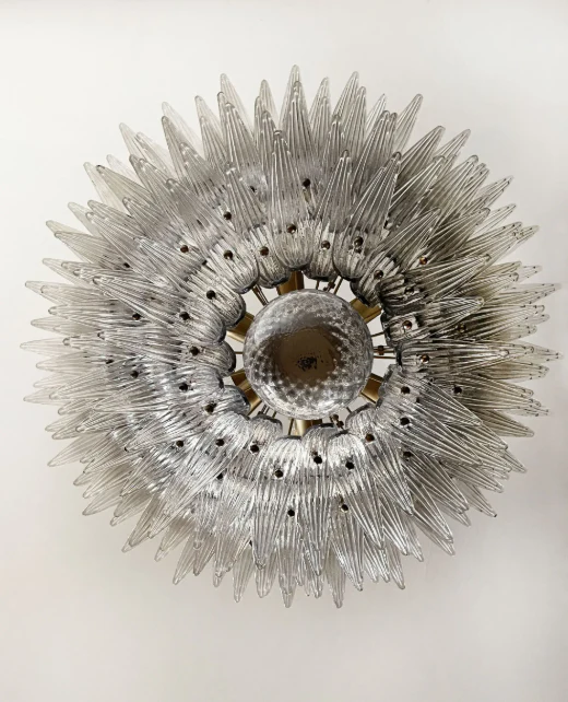 Murano Chandelier – Palmette – 163 glasses – Smoked - Image 4