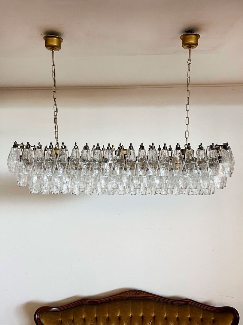 Murano Chandelier – Poliedri – 138 glass - Image 19