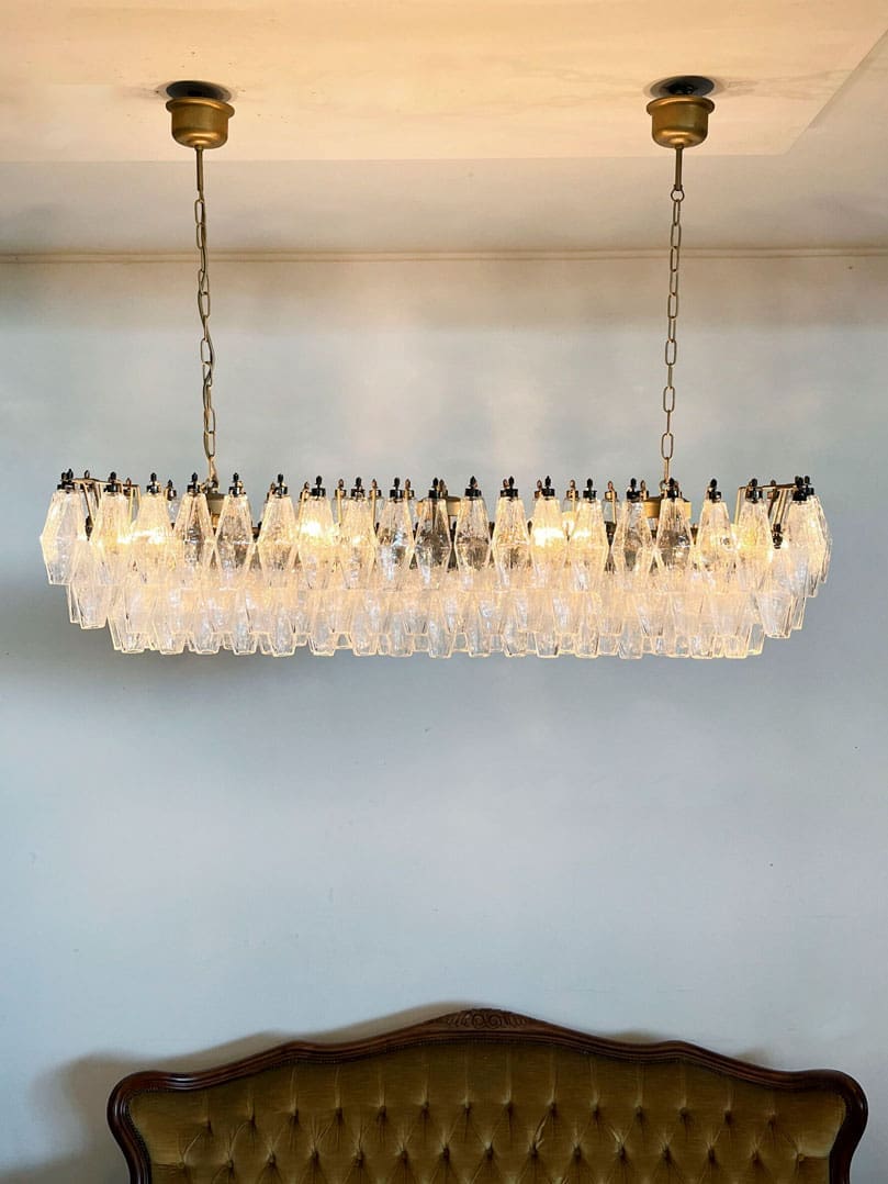 Murano Chandelier – Poliedri – 138 glass - Image 7