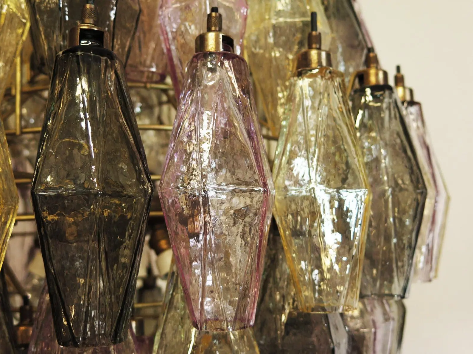 Murano Chandelier – Poliedri – 140 glass – Multi - Image 3
