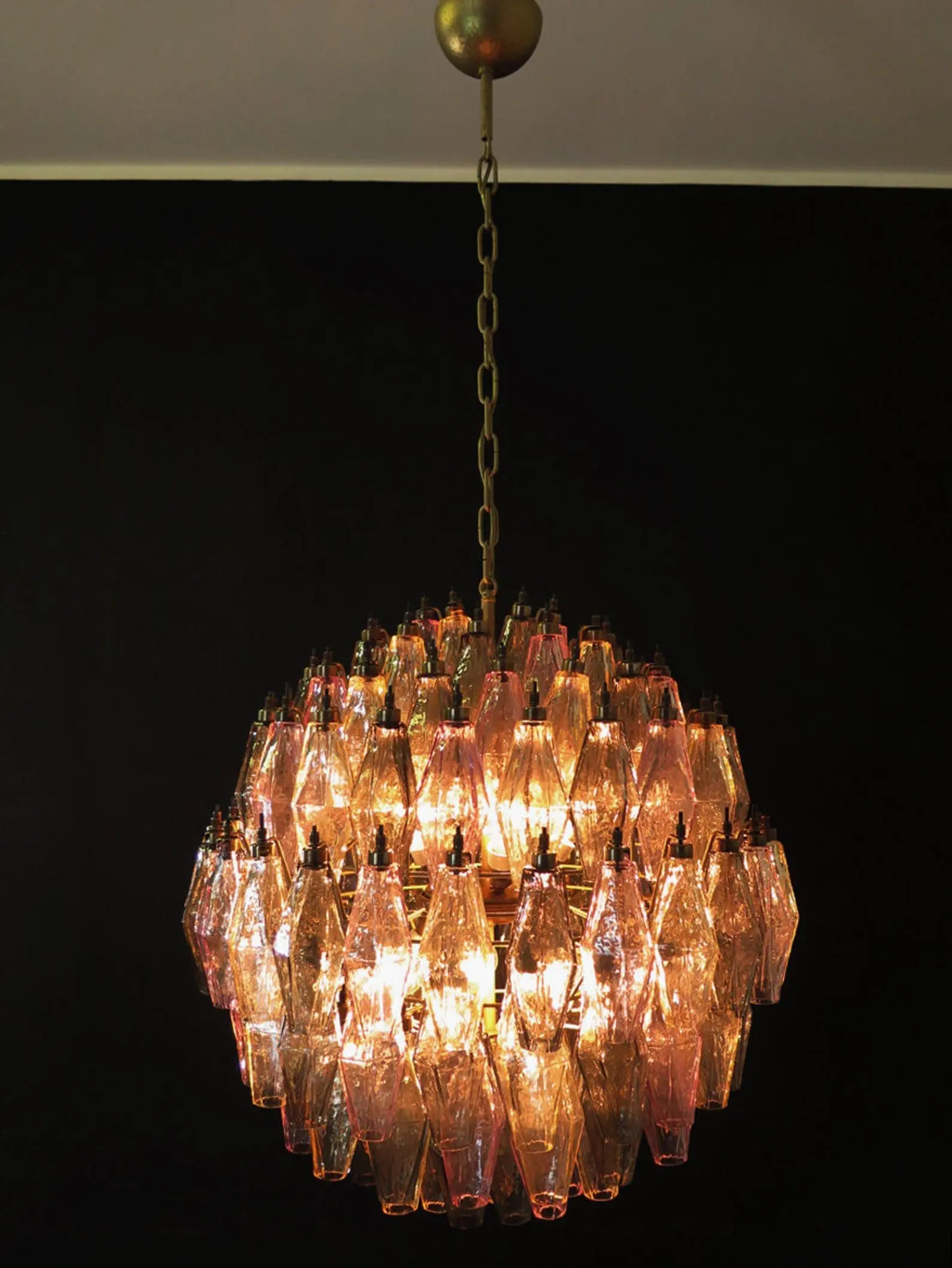 Murano Chandelier – Poliedri – 140 glass – Multi - Image 4