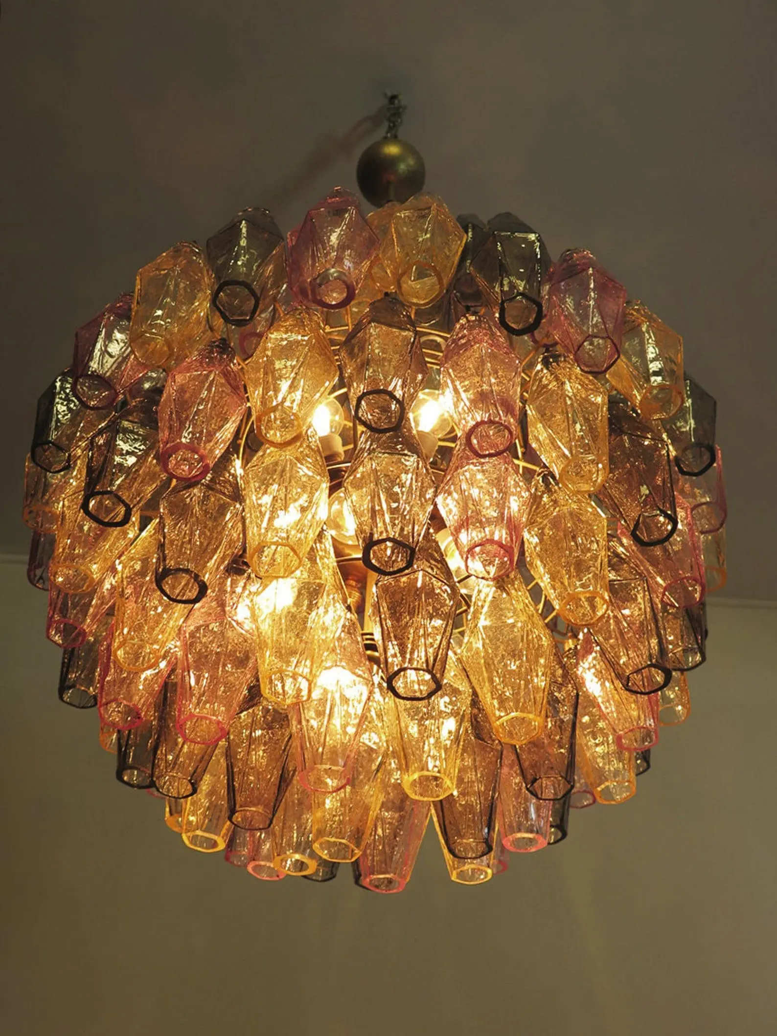Murano Chandelier – Poliedri – 140 glass – Multi - Image 5