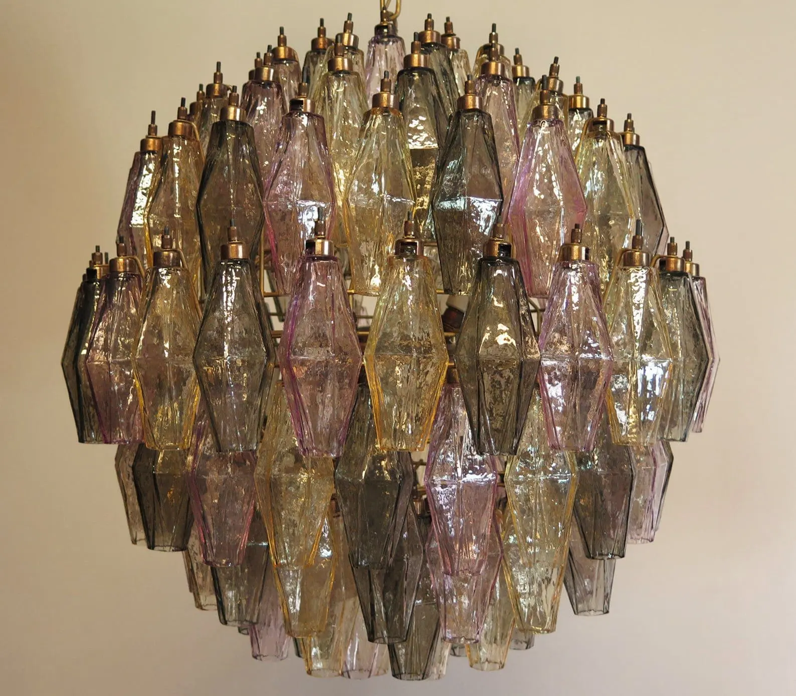 Murano Chandelier – Poliedri – 140 glass – Multi - Image 7