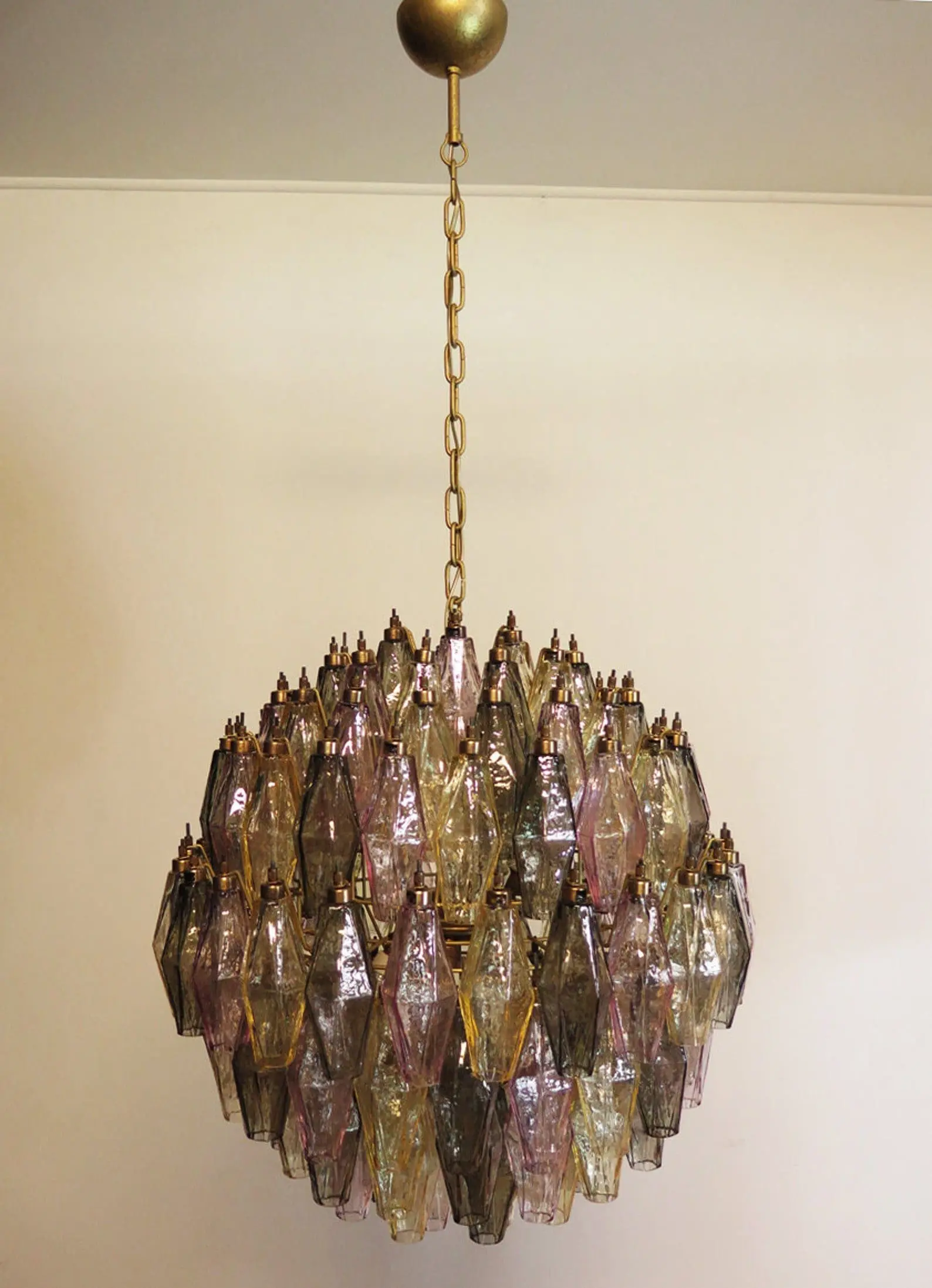 Murano Chandelier – Poliedri – 140 glass – Multi - Image 8