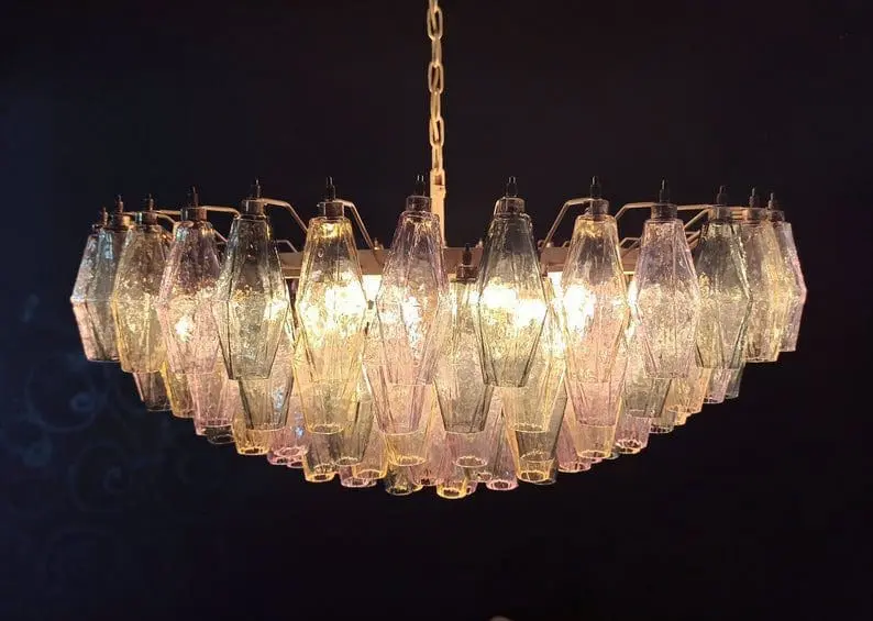 Murano Chandelier – Poliedri – 185 glass – Multi - Image 3