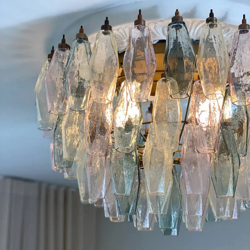Murano Chandelier – Poliedri – 84 glasses – Multi - Image 2