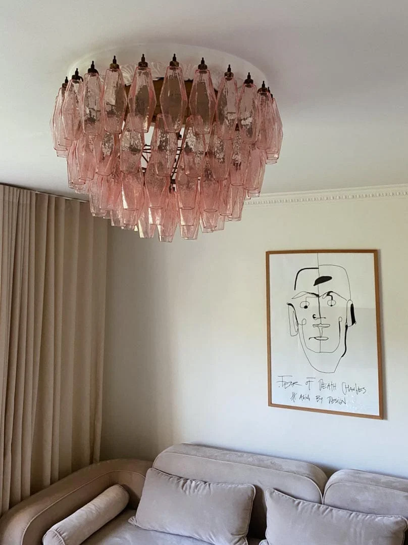Murano Chandelier – Poliedri – 84 glasses - Image 5