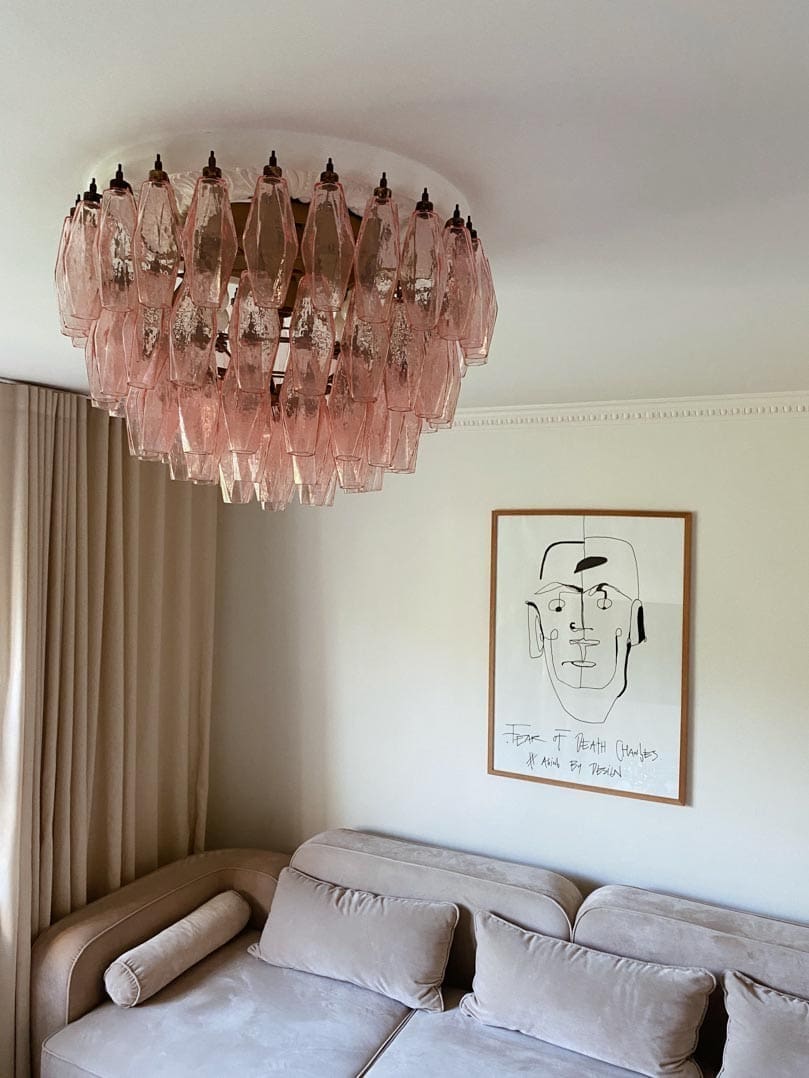 Murano Chandelier – Poliedri – 84 glasses - Image 9
