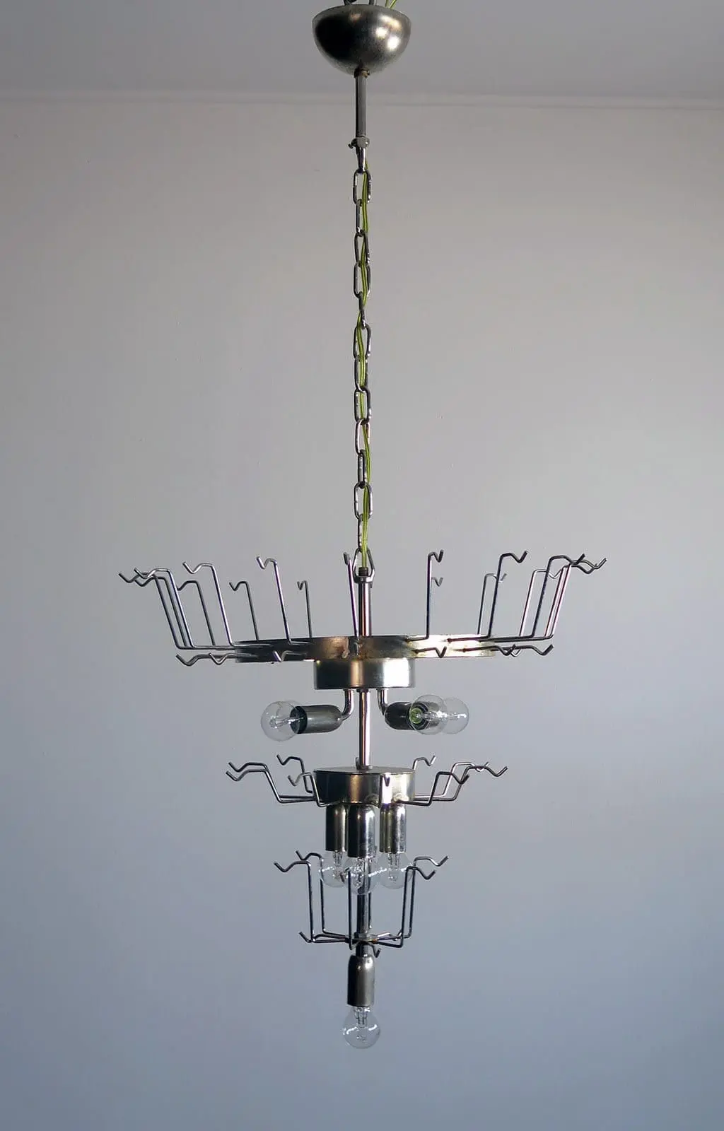 Murano Chandelier – Spiral – 54 prisms – Smoked - Image 4