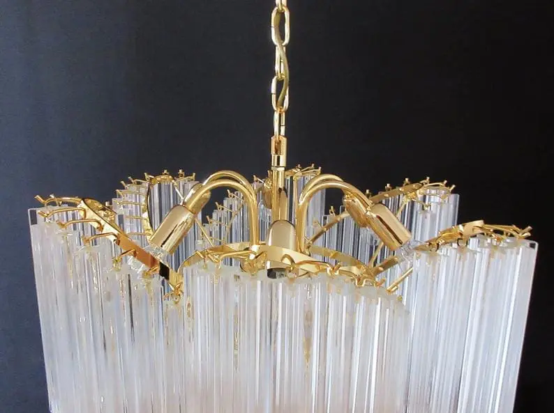 Murano Chandelier – Viennetta -114 prims – Transparent - Image 4