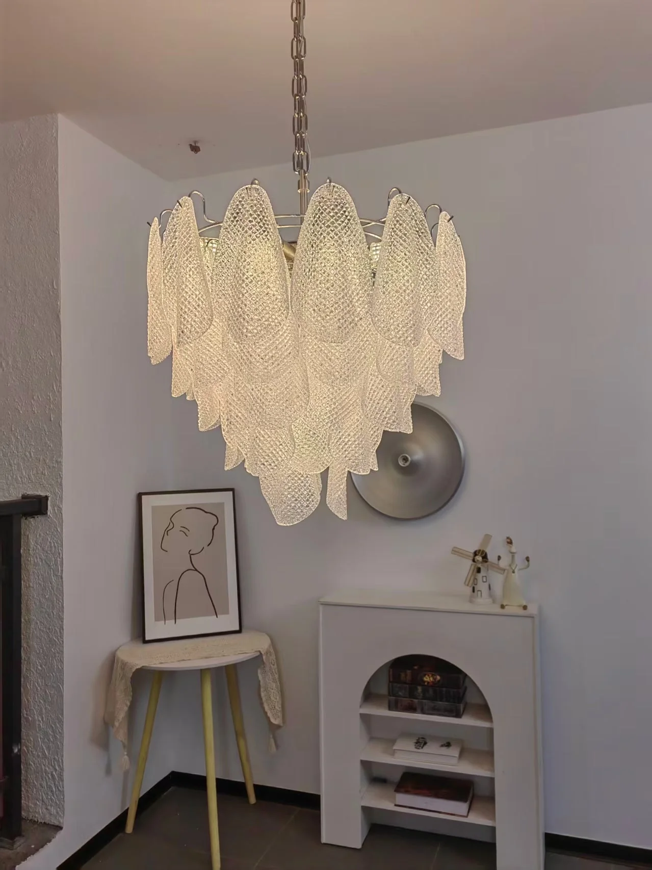 Murano Glass Teardrop Chandelier - Image 10