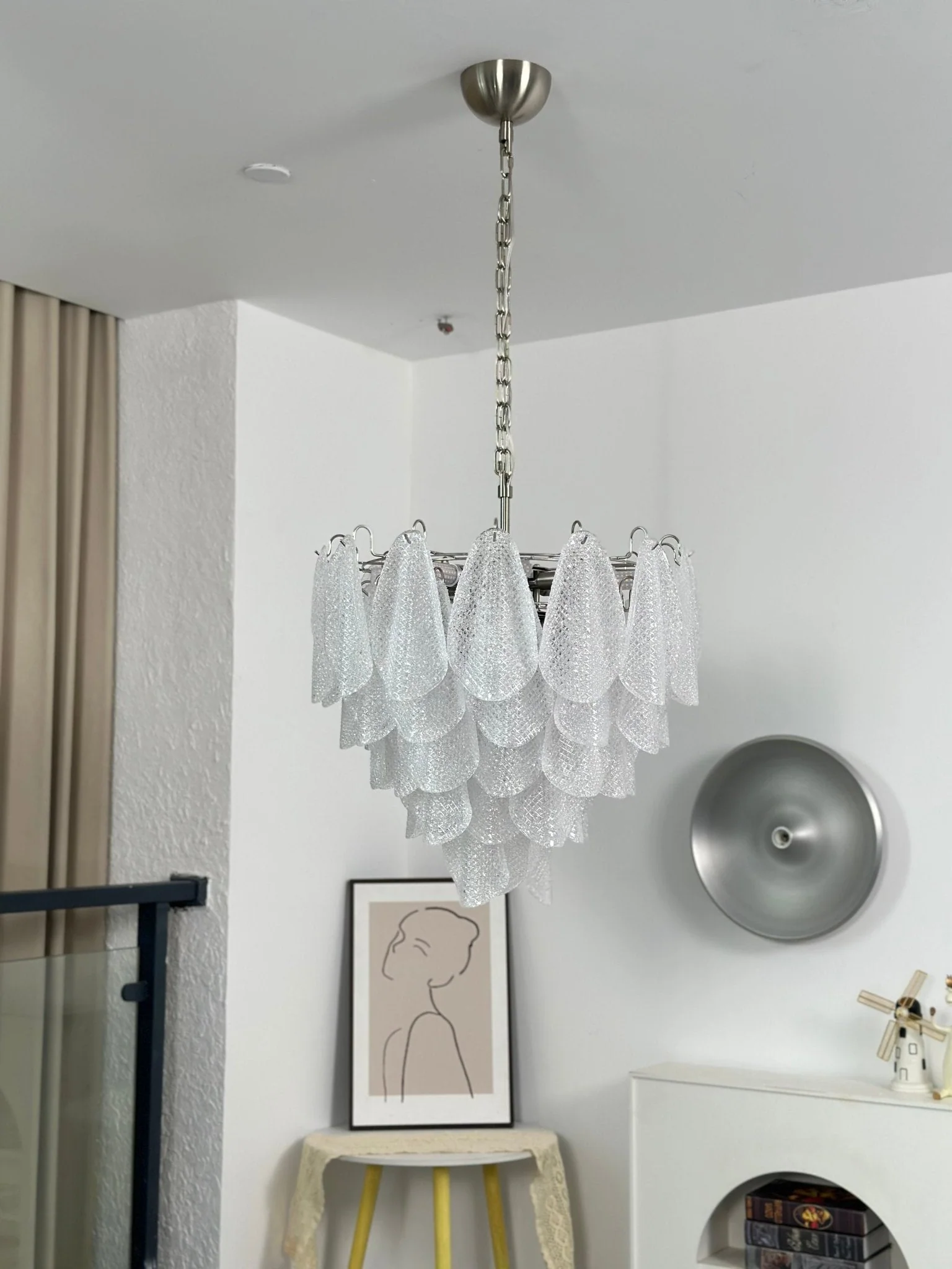 Murano Glass Teardrop Chandelier - Image 17