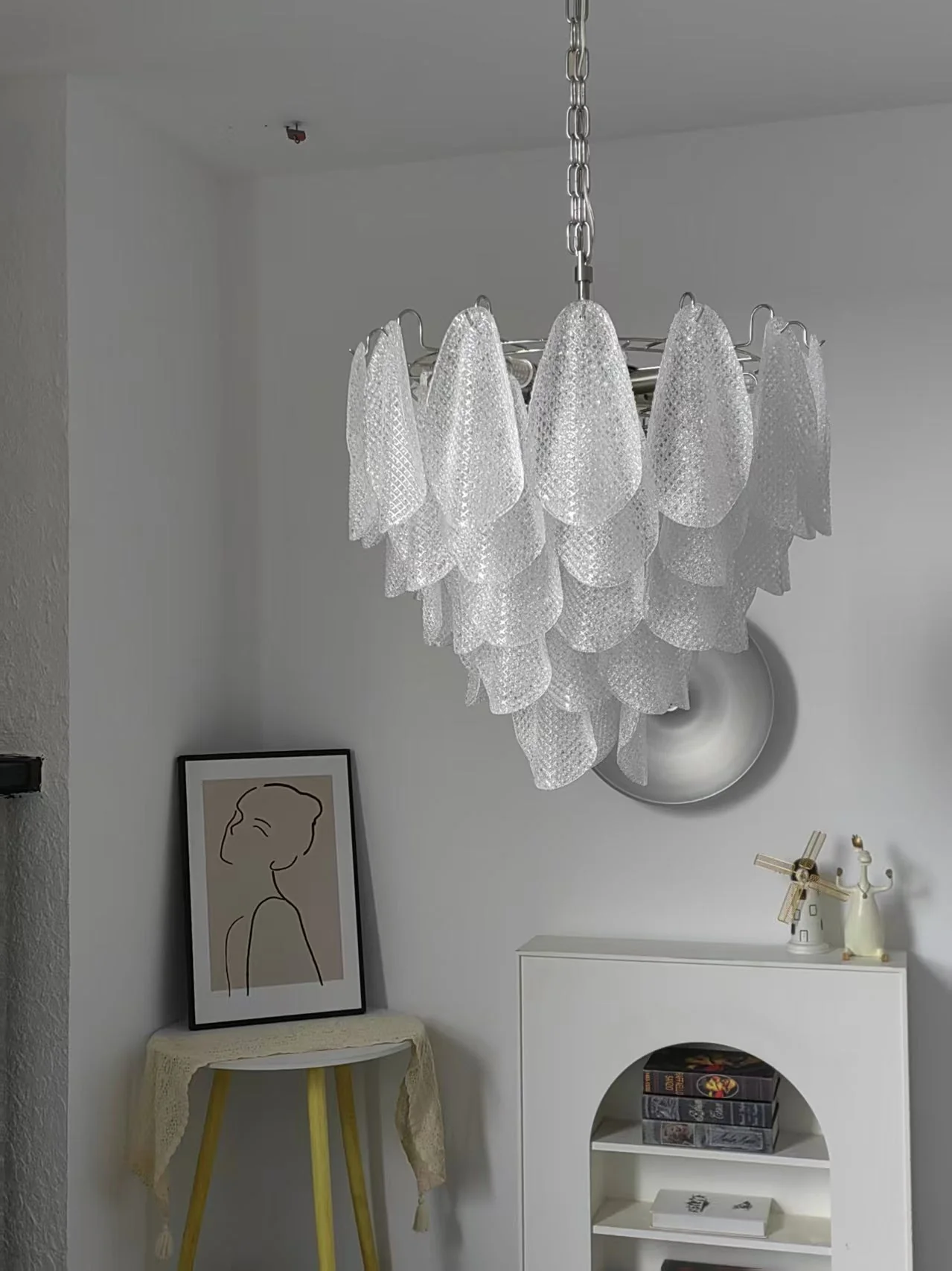 Murano Glass Teardrop Chandelier - Image 9