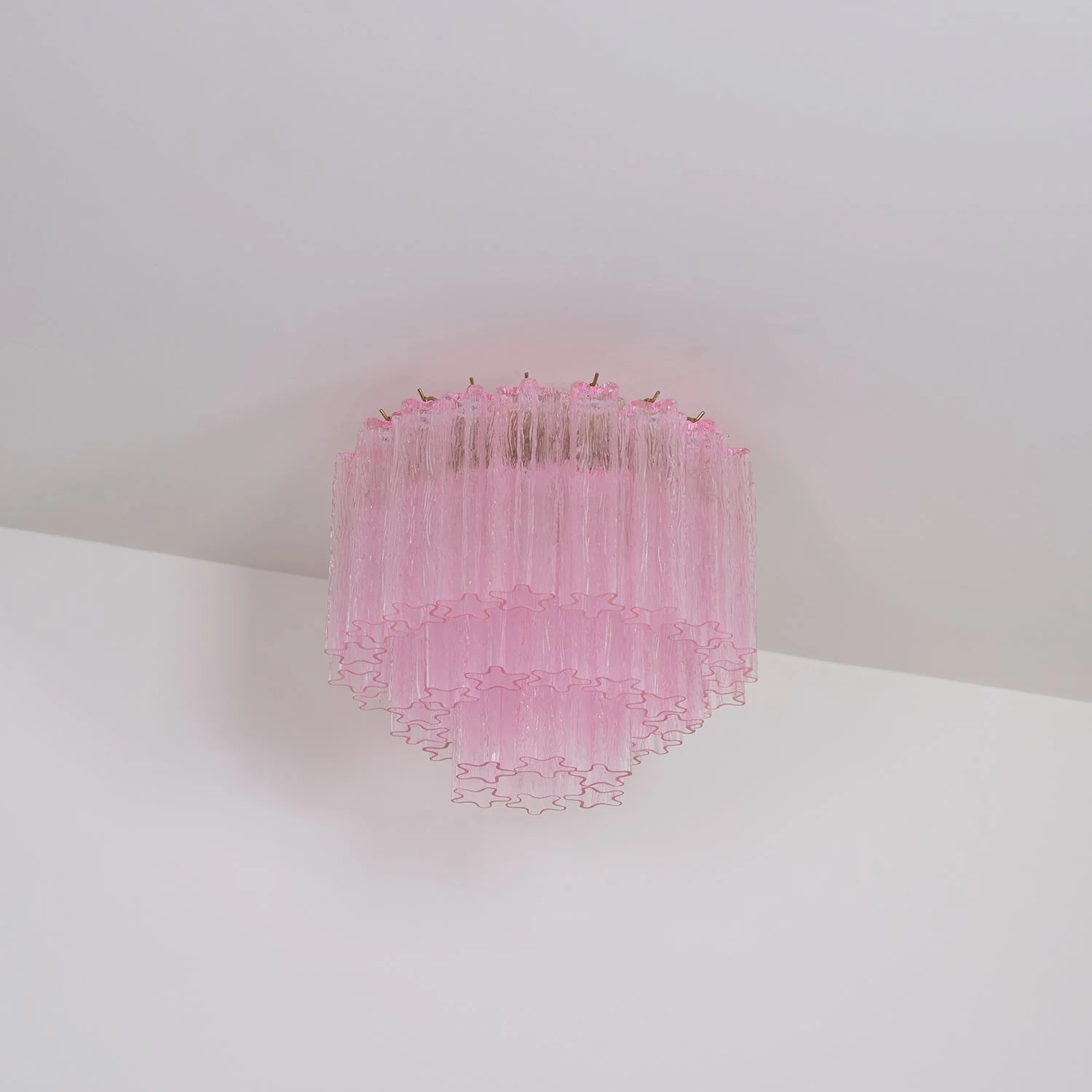 Murano Pink Glass Ceiling Light - Image 10