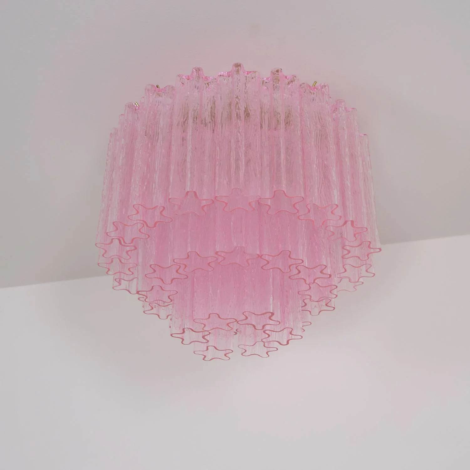 Murano Pink Glass Ceiling Light - Image 19