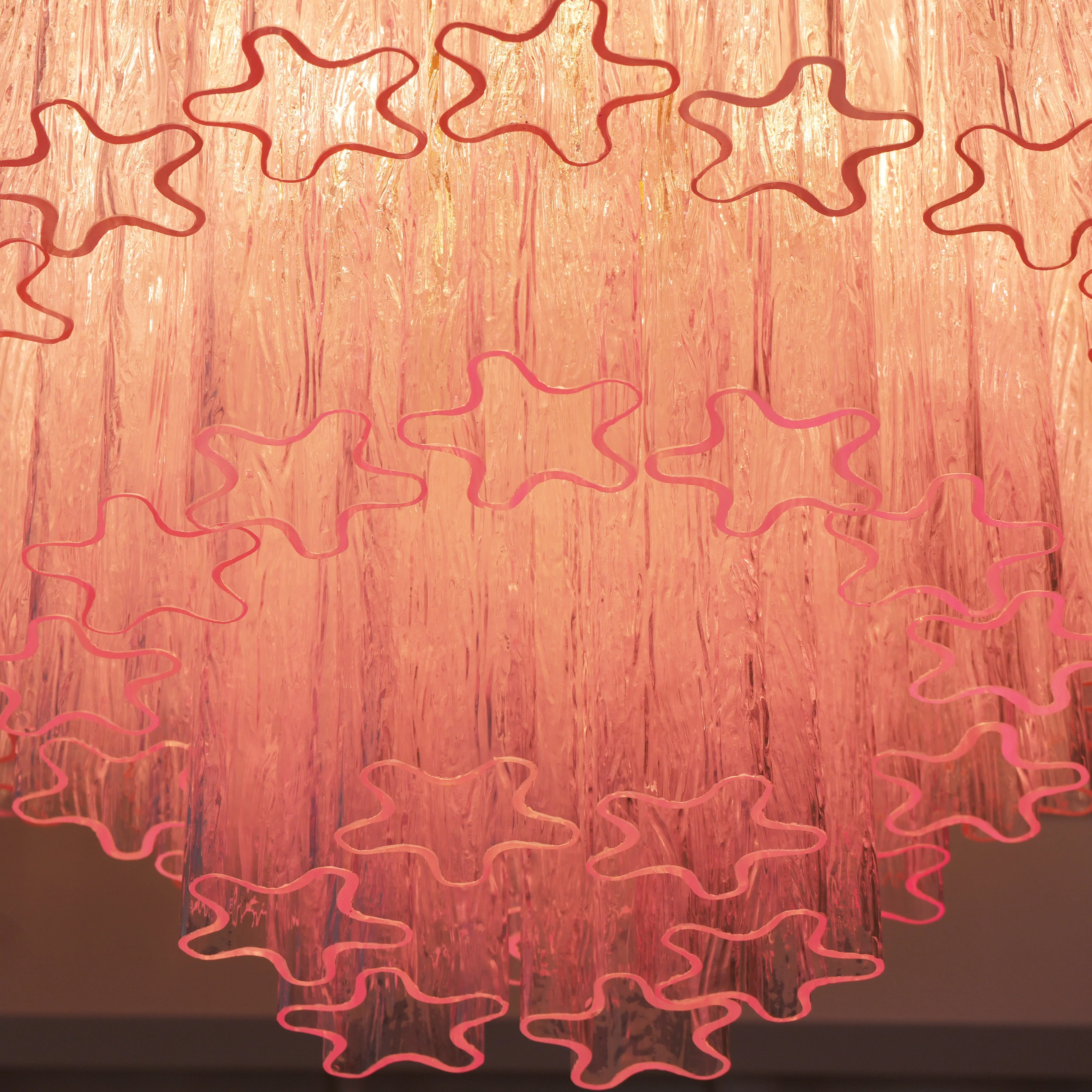 Murano Pink Glass Ceiling Light - Image 33
