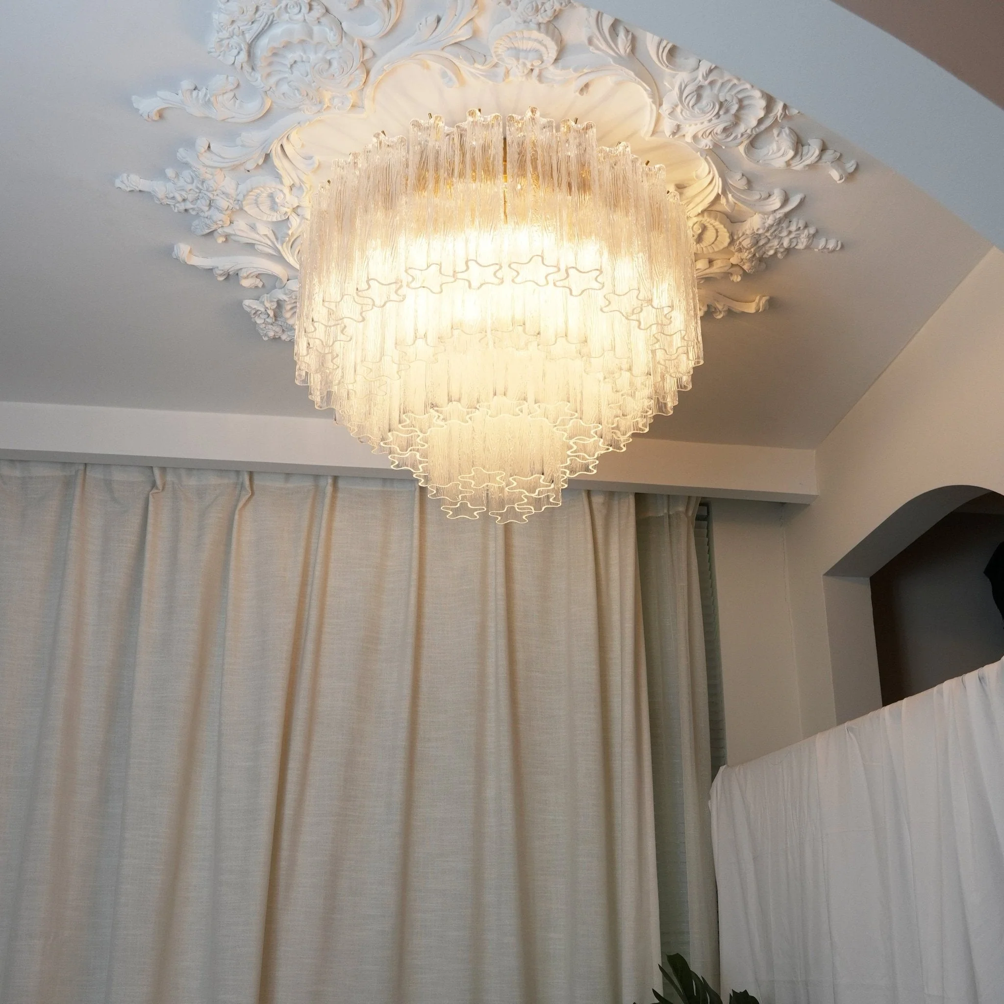 Murano Pink Glass Ceiling Light - Image 41