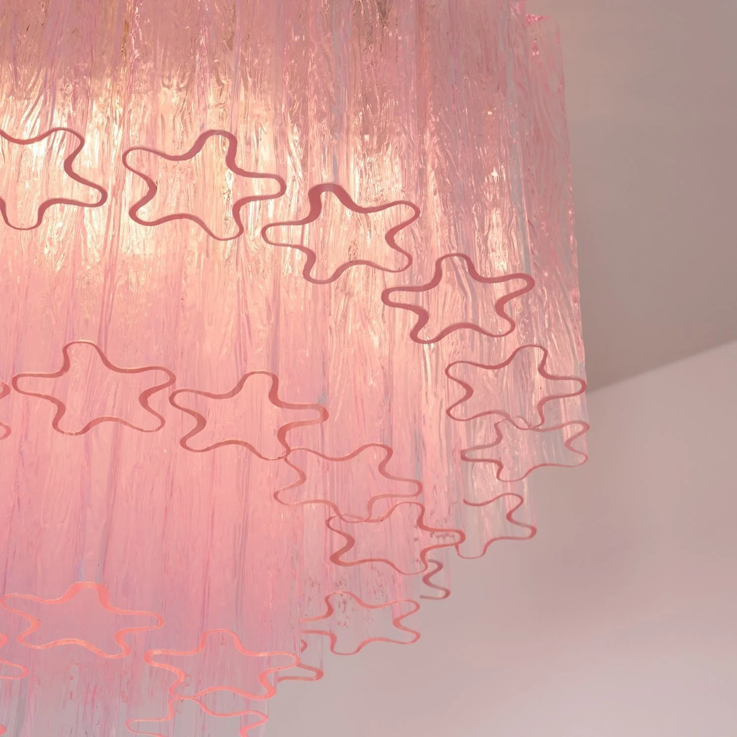 Murano Pink Glass Ceiling Light - Image 43