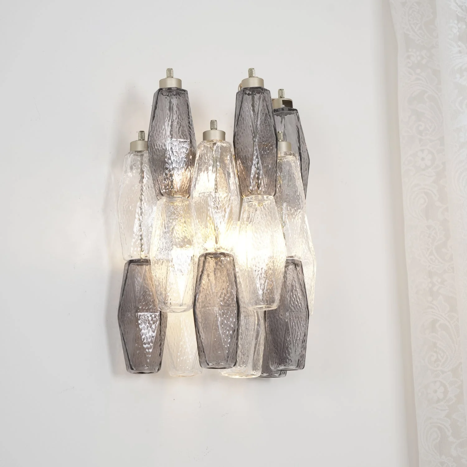 Murano Rhombus Glass Wall Lamp - Image 11