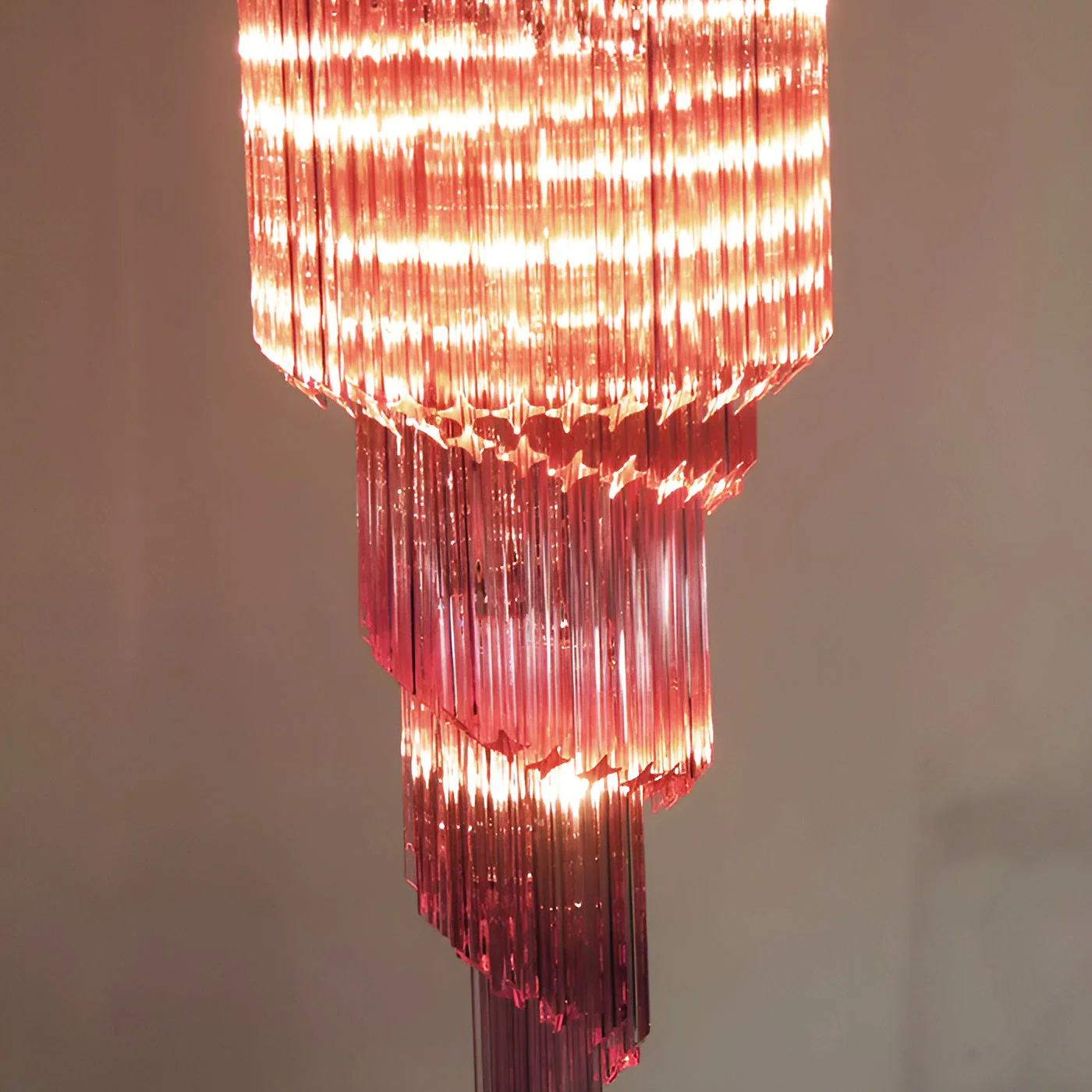 Murano Spiral Prism Glass Chandelier - Image 57